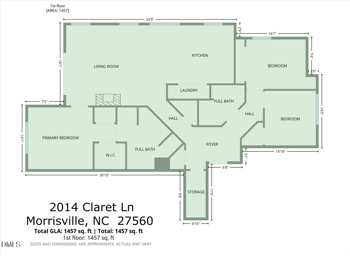 2014 Claret Ln #2014, Morrisville, NC 27560