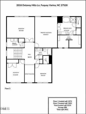 2016 Delaney Hills Ln, Fuquay Varina, NC 27526