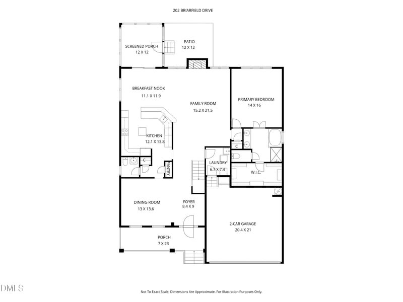 202 Briarfield Dr, Apex, NC 27502