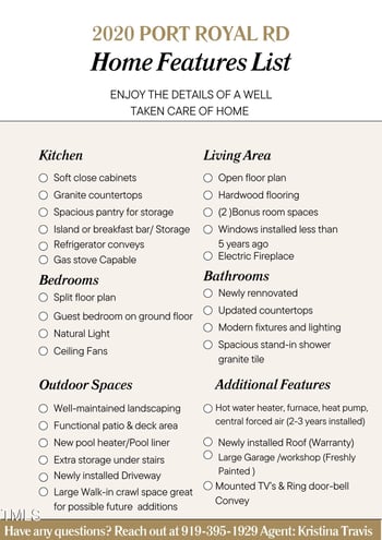 2020 Port Royal Rd, Raleigh, NC 27609