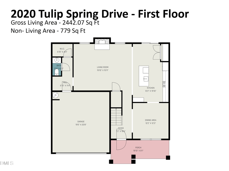 2020 Tulip Spring Dr, Zebulon, NC 27597