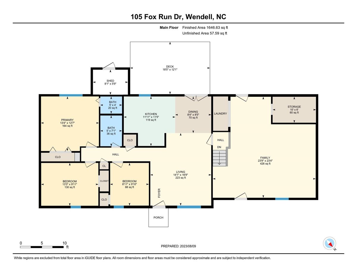 105 Fox Run Drive, Wendell NC 27591