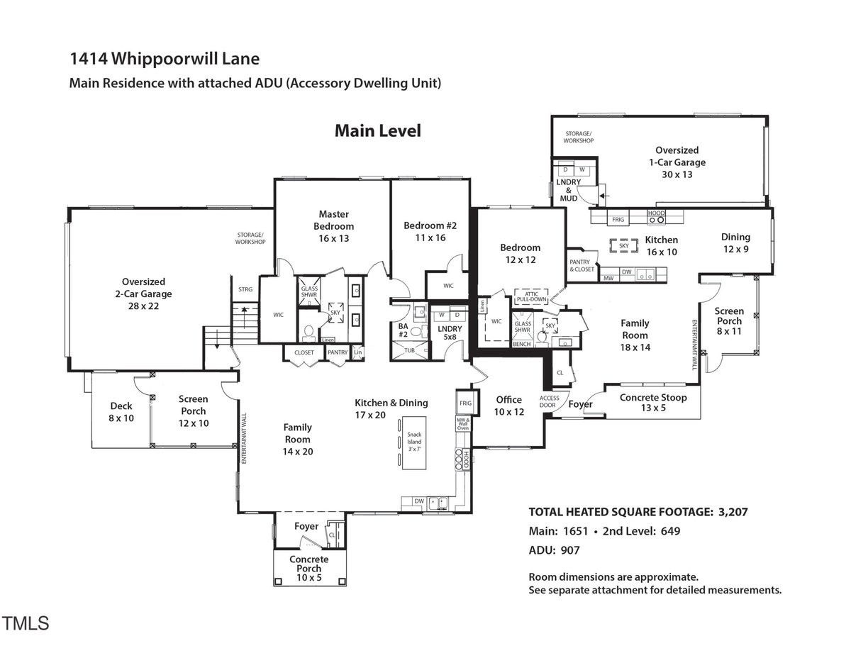 1414 Whippoorwill Lane, Chapel Hill NC 27517