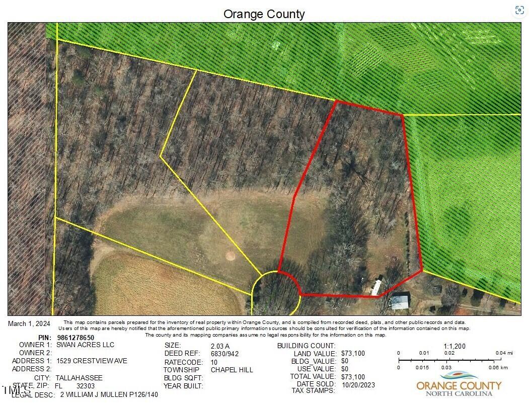 923 Arthur Minnis Road Lot 2, Hillsborough NC 27278