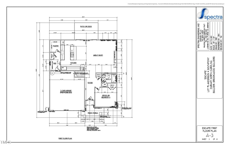 809 Antoine Drive Lot 3, Durham NC 27713