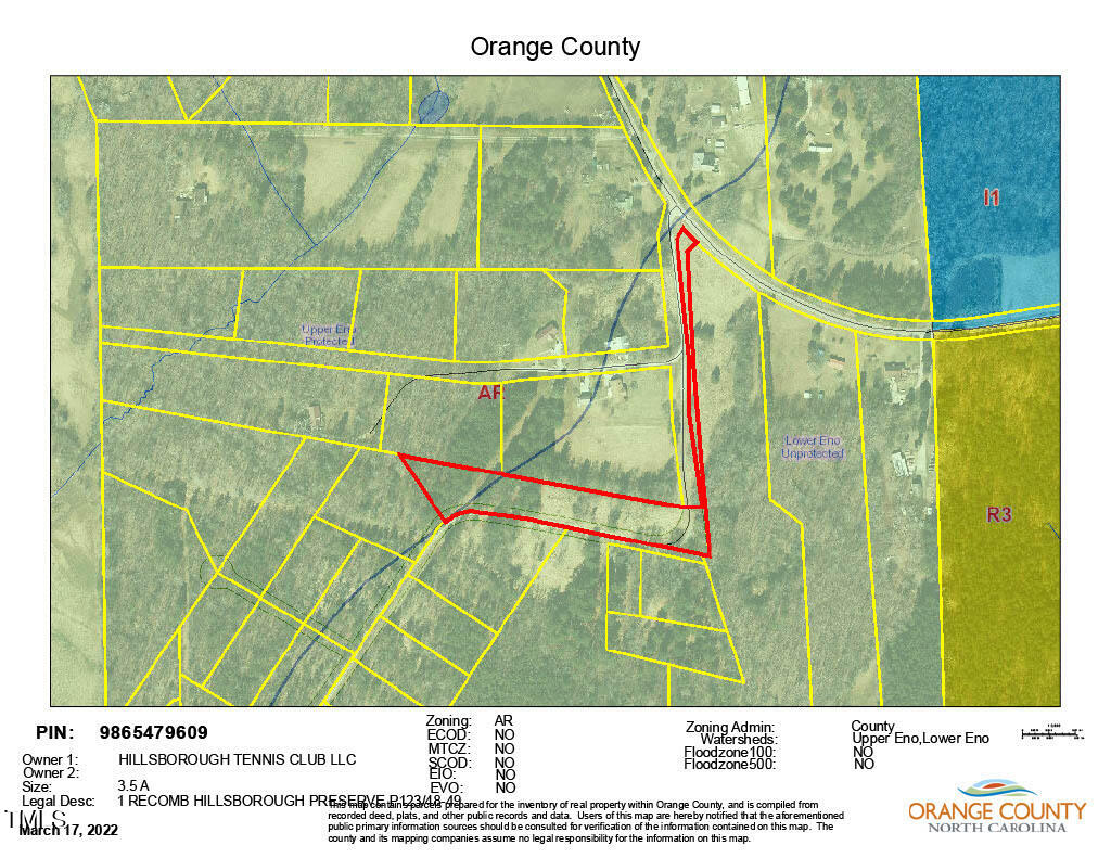 Lot 1 Old Cedar Grove Road, Hillsborough NC 27278