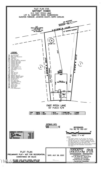 313 Fast Pitch Lane, Four Oaks NC 27524