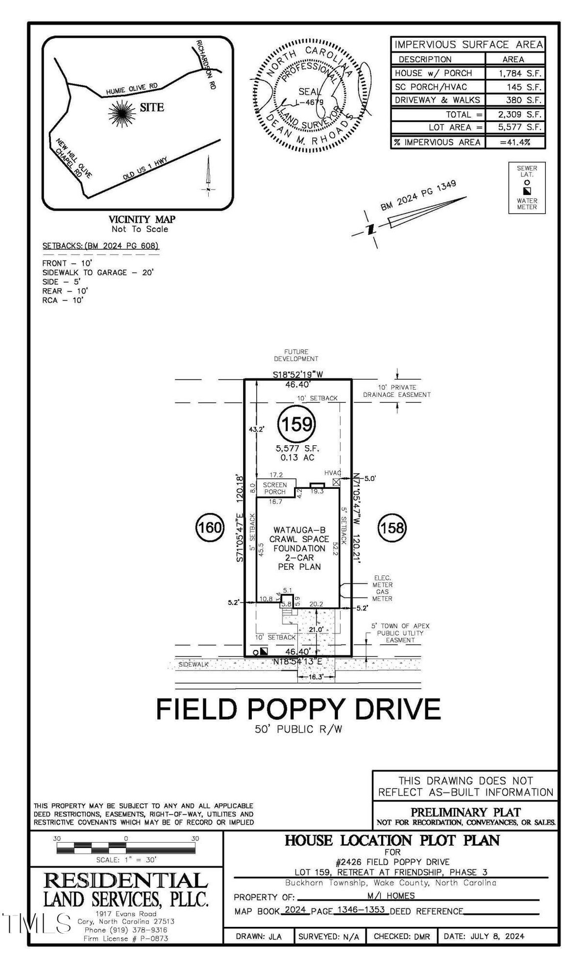 2426 Field Poppy Drive Lot 159, Apex NC 27502