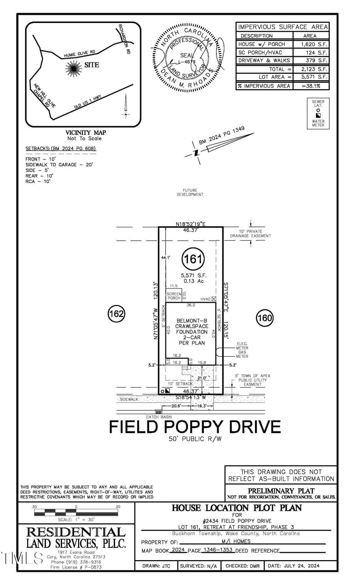 2434 Field Poppy Drive Lot 161, Apex NC 27502