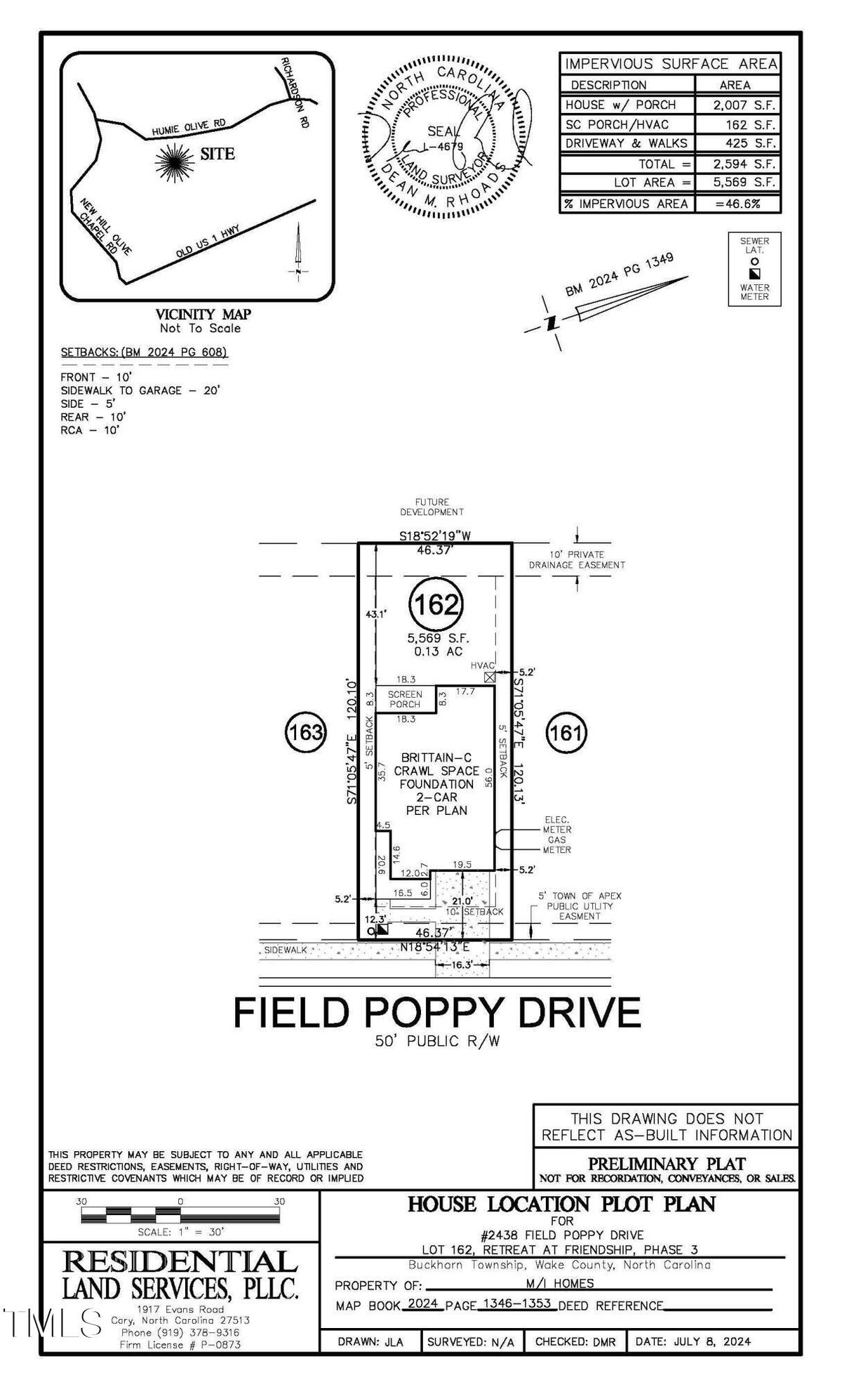 2438 Field Poppy Drive Lot 162, Apex NC 27502