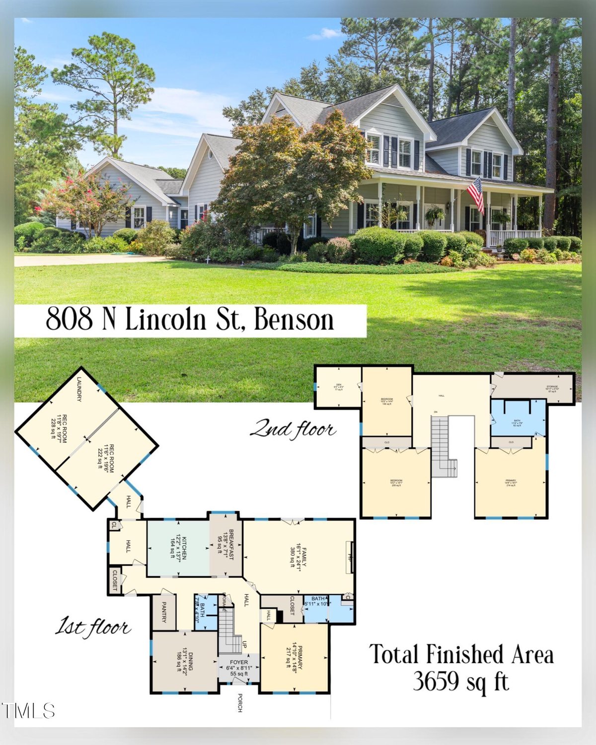 808 N Lincoln Street, Benson NC 27504