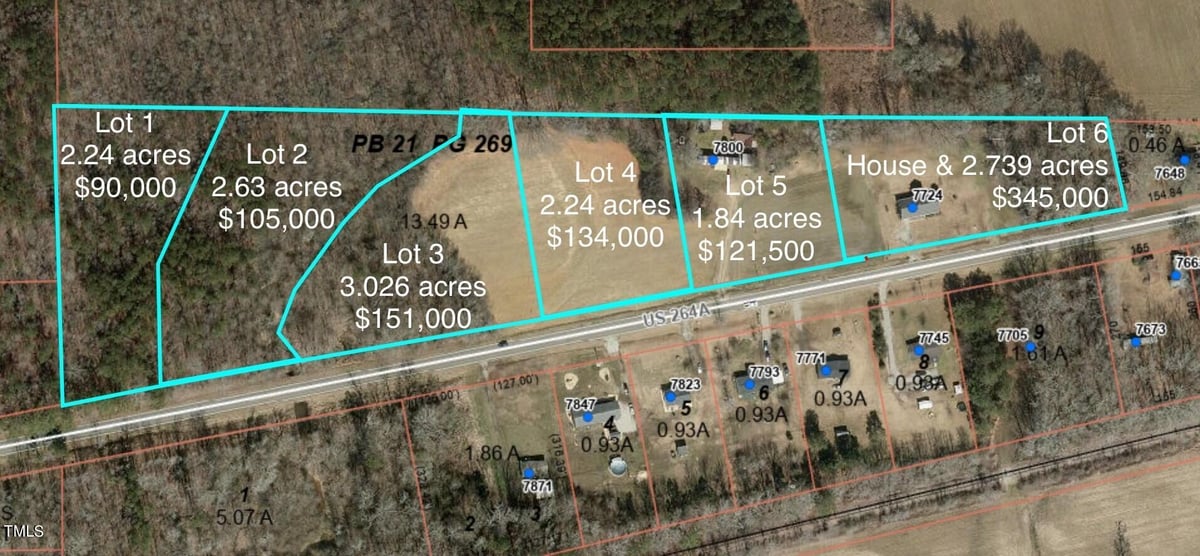 Lot 1 Us 264a, Bailey NC 27807