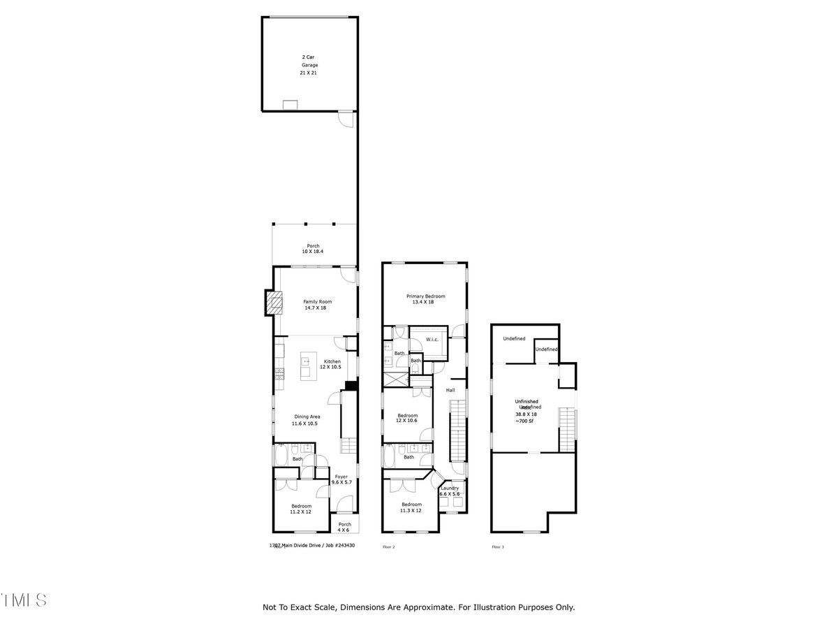 1707 Main Divide Drive, Wake Forest NC 27587