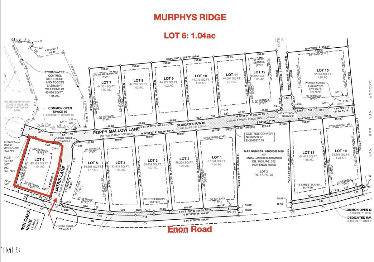 Lot 6 Liatris Lane, Oxford NC 27565