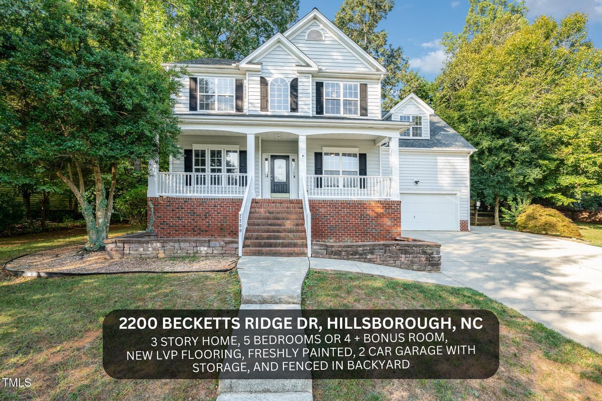 2200 Becketts Ridge Drive, Hillsborough NC 27278