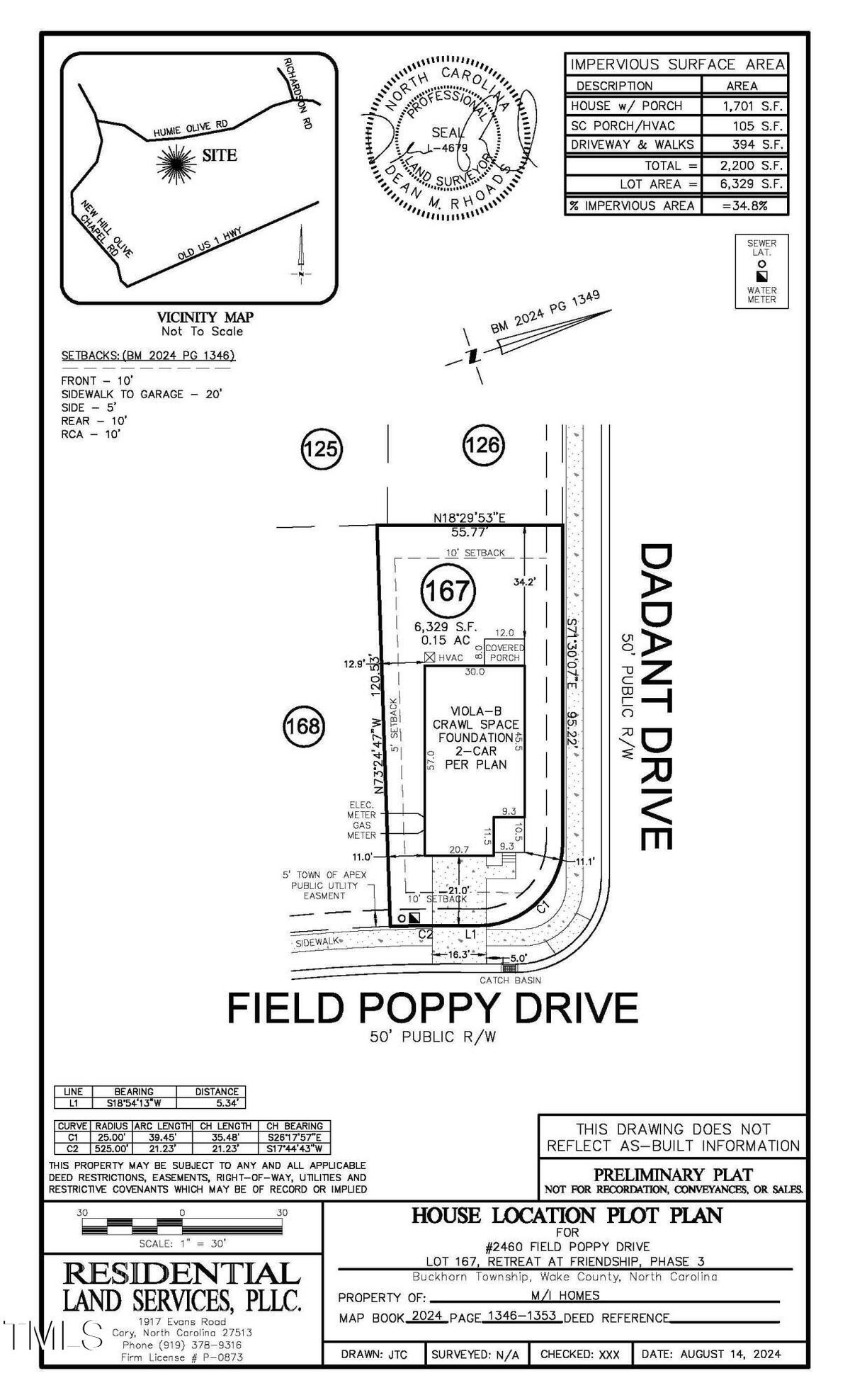 2460 Field Poppy Drive Lot 167, Apex NC 27502