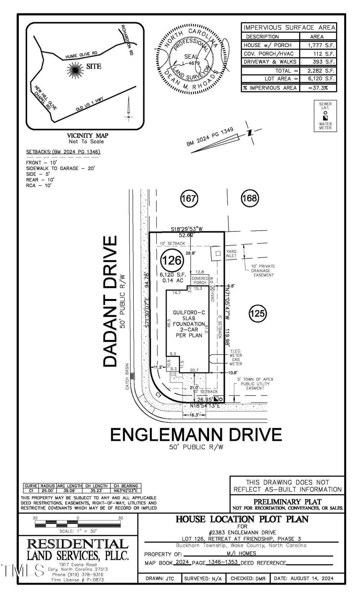 2383 Englemann Drive Lot 126, Apex NC 27502