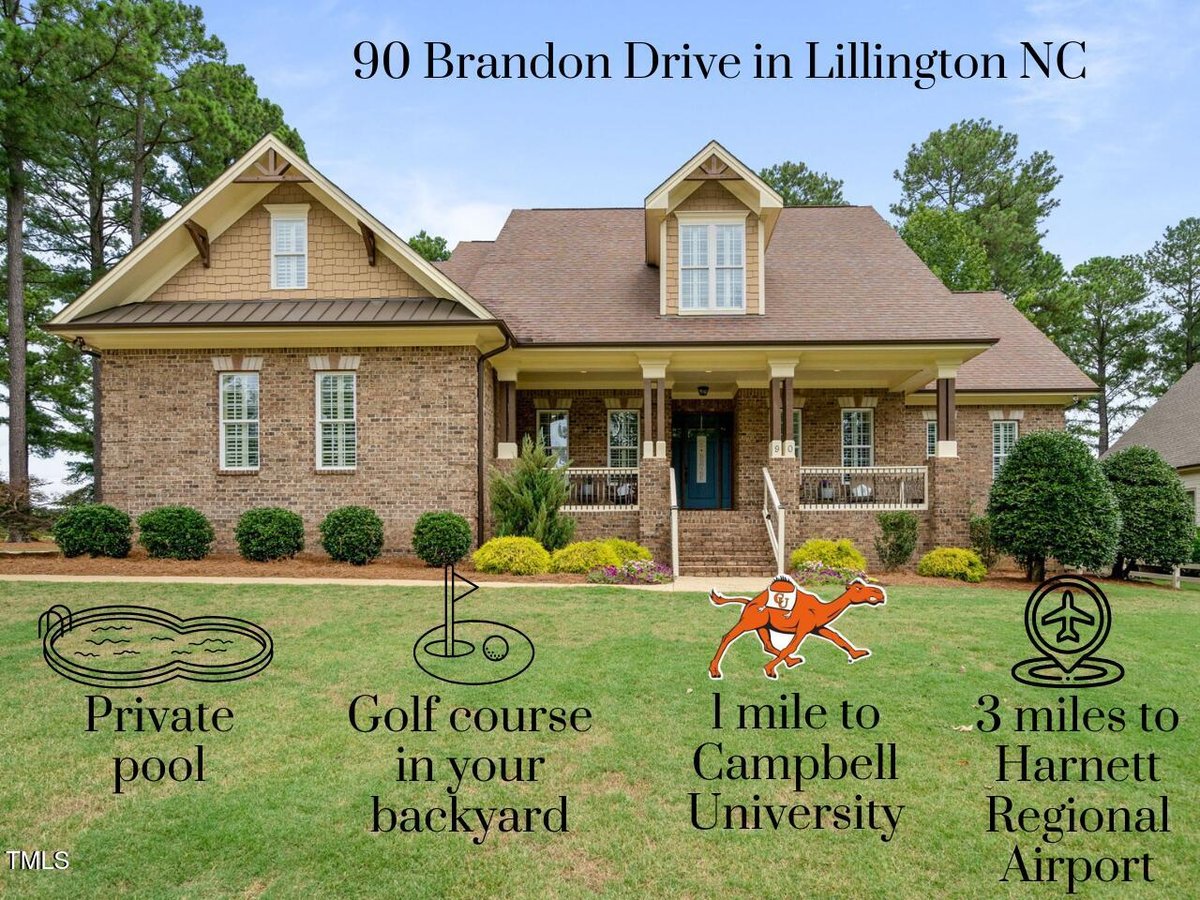 90 Brandon Drive, Lillington NC 27546