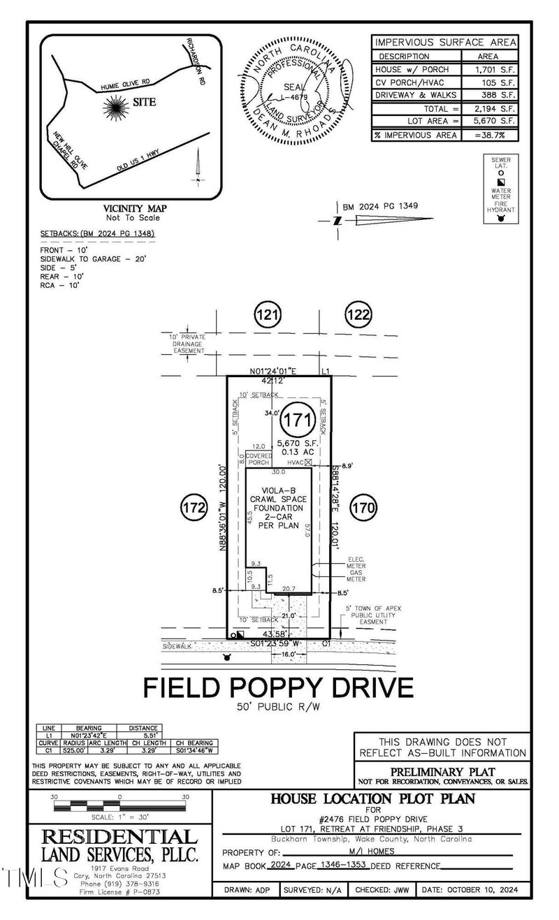 2476 Field Poppy Drive # 171, Apex NC 27502