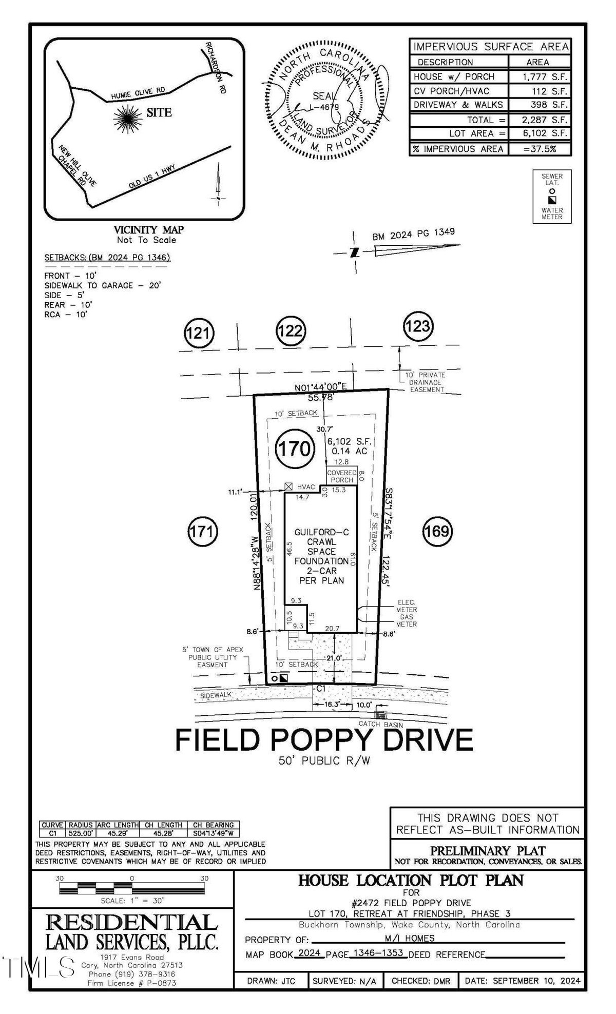 2472 Field Poppyy Drive Lot 170, Apex NC 27502