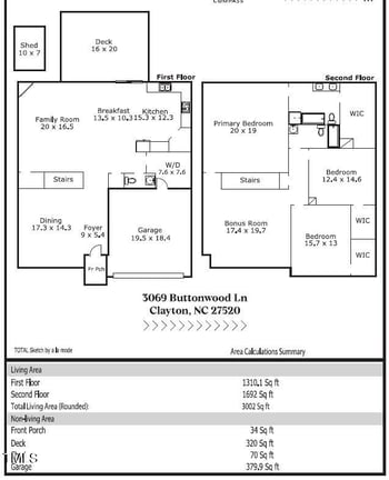 3069 Buttonwood Lane, Clayton NC 27520