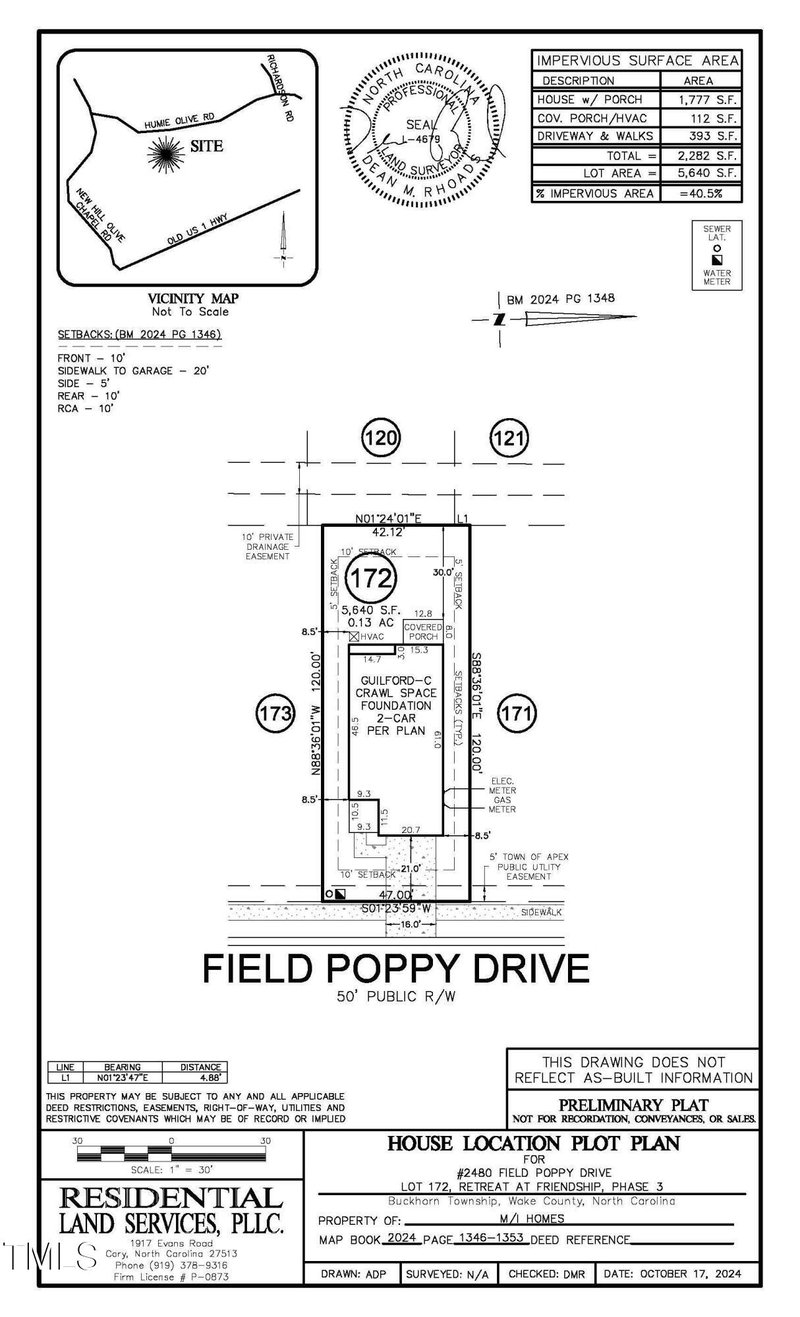 2480 Field Poppy Drive Lot 172, Apex NC 27502