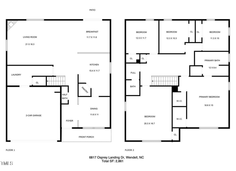 6817 Osprey Landing Drive, Wendell NC 27591