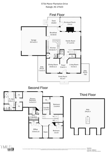 5736 Manor Plantation Drive, Raleigh NC 27603