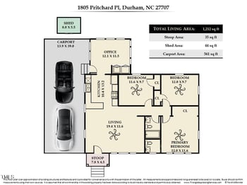 1805 Pritchard Place, Durham NC 27707