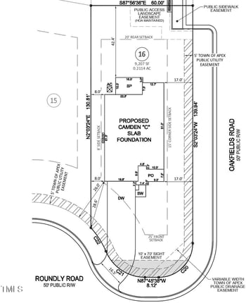 3284 Roundly Road Lot 16, New Hill NC 27562