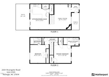 2031 Rivergate Road # 105, Raleigh NC 27614