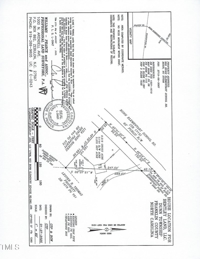 933 Bunn Elementary School Road, Louisburg NC 27549