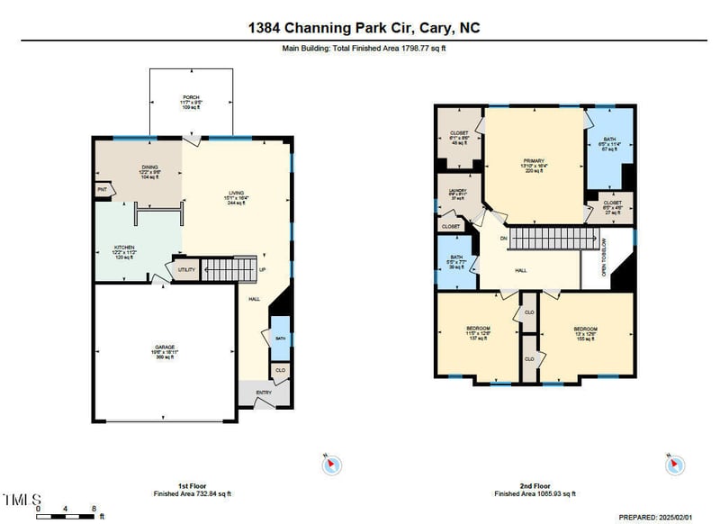 1384 Channing Park Circle, Cary NC 27519