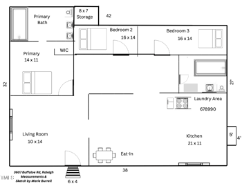 3607 Buffaloe Road, Raleigh NC 27604