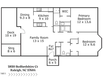 2820 Bedfordshire Court, Raleigh NC 27604