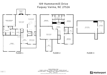 109 Hammermill Drive, Fuquay Varina NC 27526