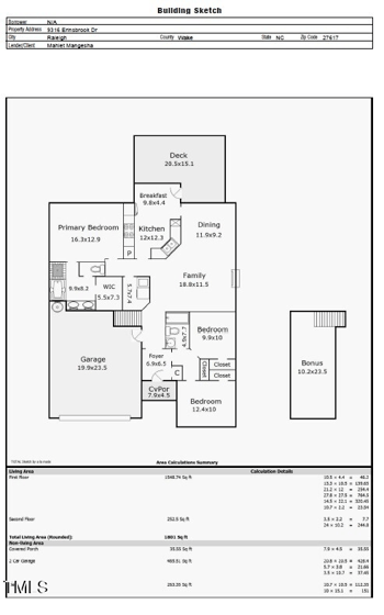 9316 Erinsbrook Drive, Raleigh NC 27607