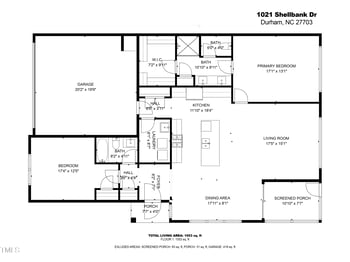 1021 Shellbank Dr, Durham, NC 27703