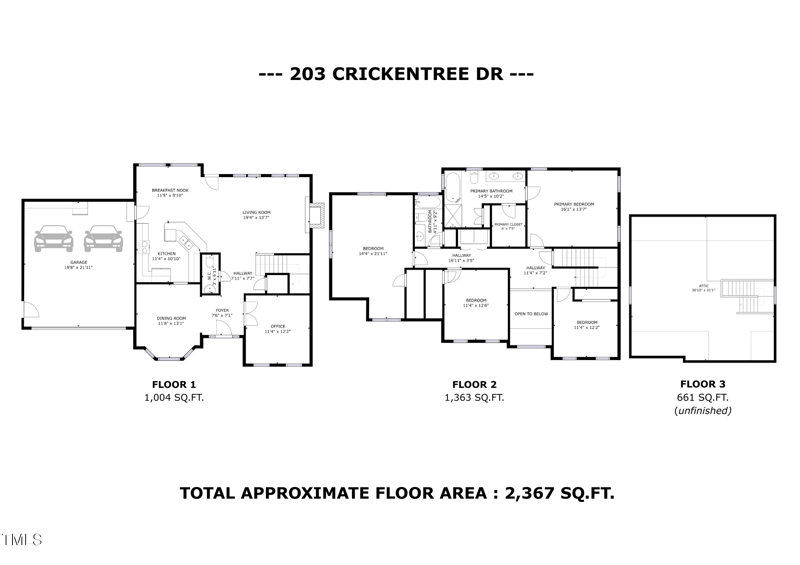 203 Crickentree Dr, Cary, NC 27518