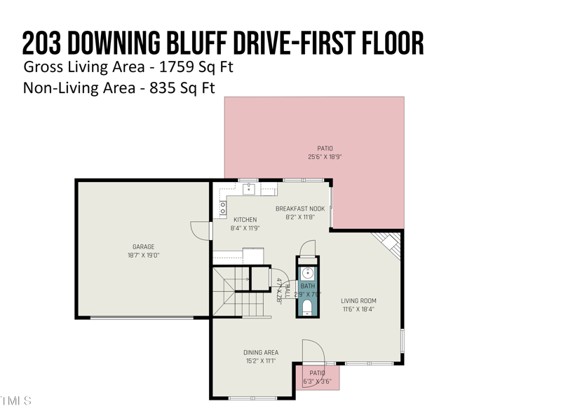 203 Downing Bluff Dr, Morrisville, NC 27560