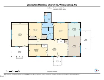 2032 White Memorial Church Rd, Willow Springs, NC 27592