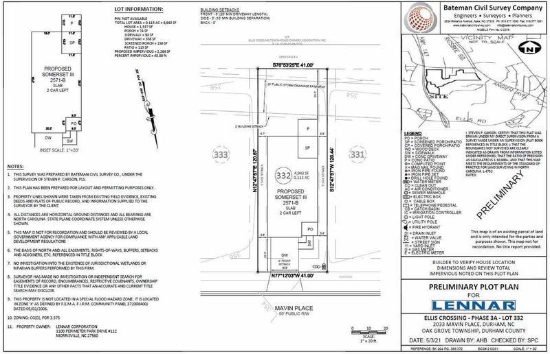 2033 Mavin Pl #332 - Somerset III B, Durham, NC 27703