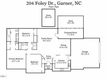 204 Foley Dr, Garner, NC 27529