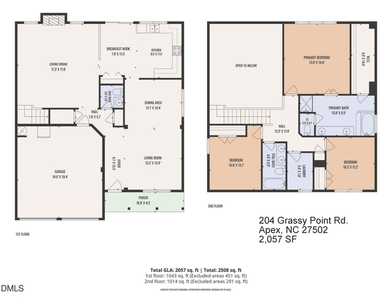 204 Grassy Point Rd, Apex, NC 27502