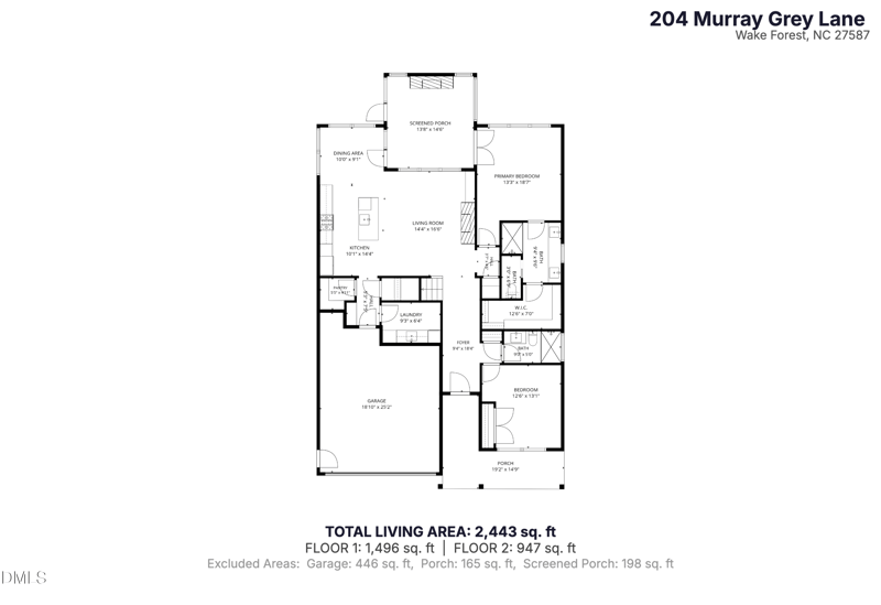 204 Murray Grey Ln, Wake Forest, NC 27587