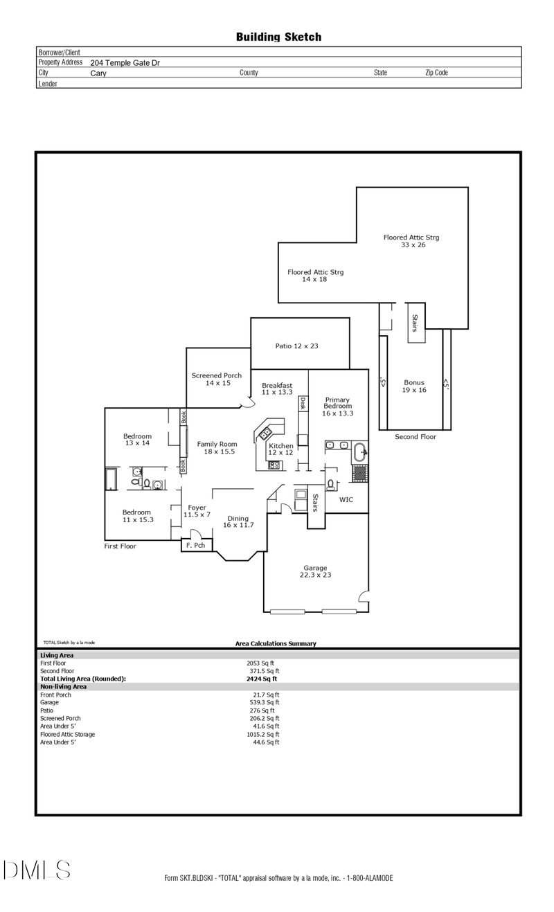 204 Temple Gate Dr, Cary, NC 27518