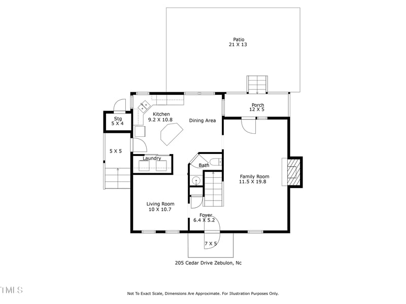 205 Cedar Dr, Zebulon, NC 27597