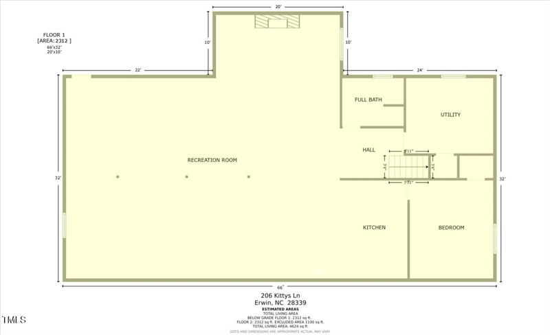 206 Kittys Ln, Erwin, NC 28339