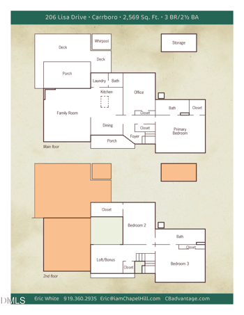 206 Lisa Dr, Carrboro, NC 27510