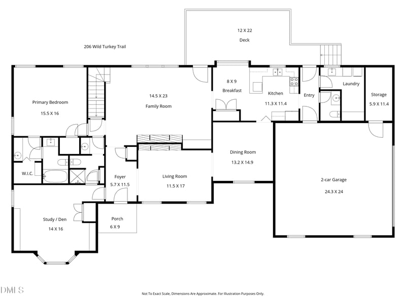 206 Wild Turkey Trl, Chapel Hill, NC 27516